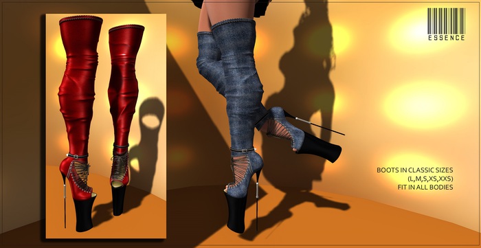 :ESSENCE:SHANAY BOOT RED