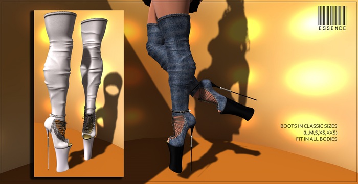 :ESSENCE:SHANAY BOOT WHITE