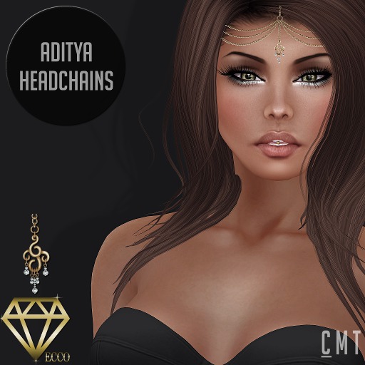 .:ECCO:. Aditya Headchains - Gold
