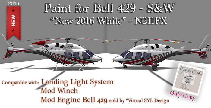 Paint for Bel 429 *S&W* V3.1-N2016 White(Box)