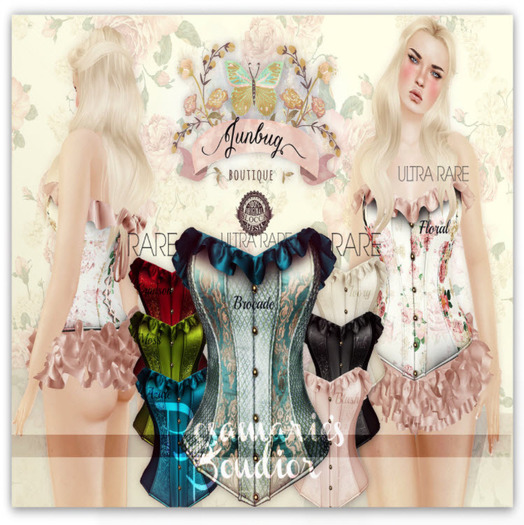 *{Junbug}* Rosamarie Corset [Crimson] - XS RARE