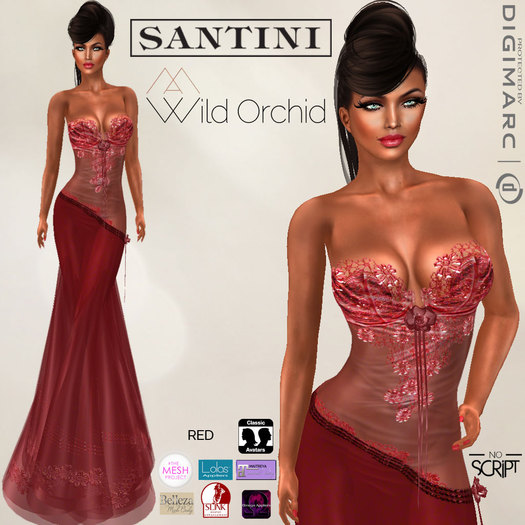 Wild Orchid _ Santini Red (Appliers Included)