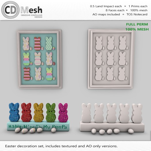 Easter Decorations Set