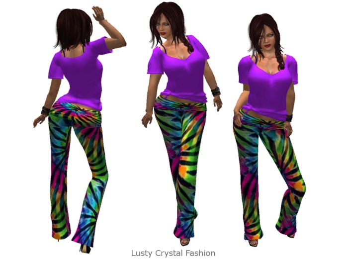 Spring Batik pants & Tank tyedye  BOXED