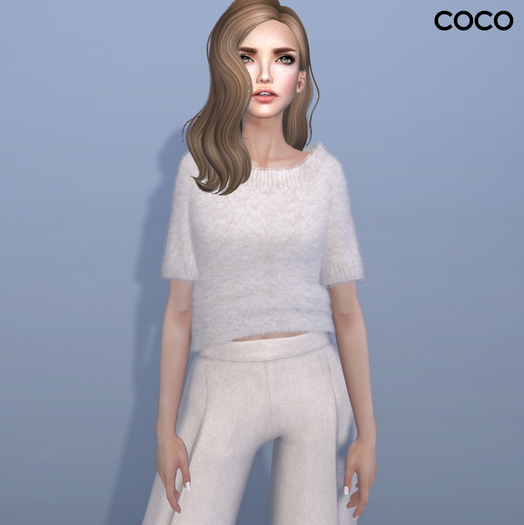 *COCO*_MohairSweater_Beige