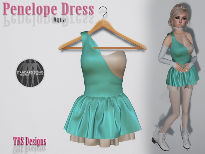 Penelope Dress Aqua