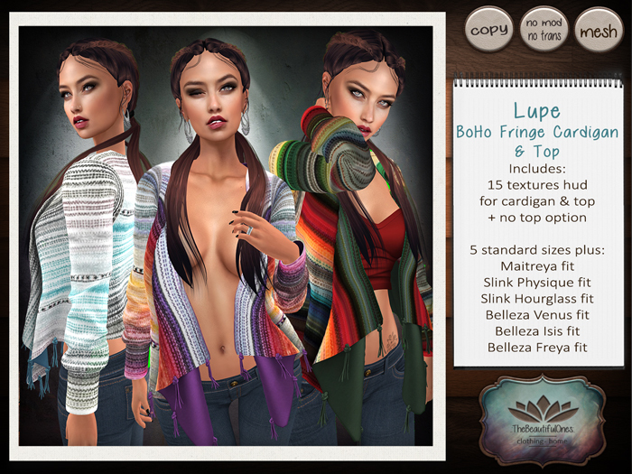 .:TBO:. Lupe - boho fringe cardigan & top-slink-maitreya-belleza-fitmesh