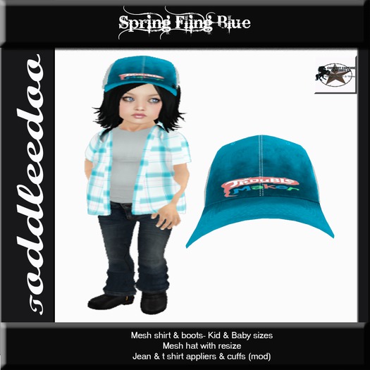 Country Couture TD Spring Fling Blue