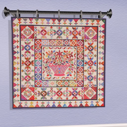 Flower Basket Wall Quilt