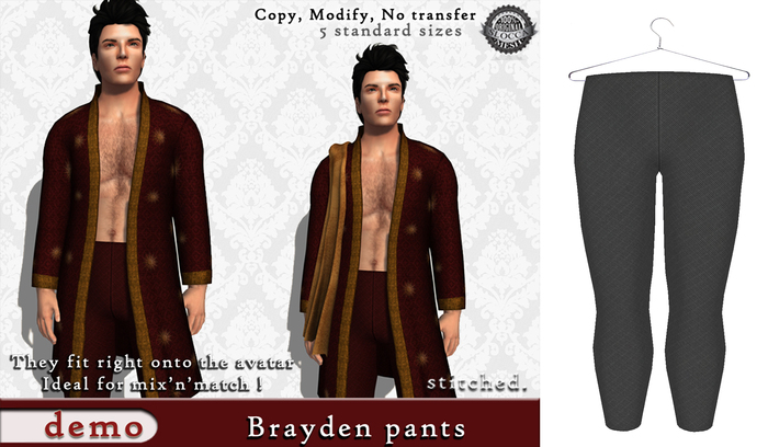 Brayden Pants - Silver