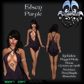 [FPI] Elsen Purple - Complete Sexy Female Outfit comes with Rigged Mesh Dress with Jewelrly too!