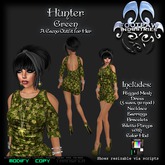 [FPI] Hunter Green - Complete Sexy Female Camo Outfit comes with Jewelry & Shoes