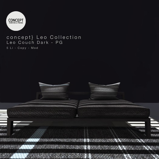concept} * Leo Collection - Couch Dark