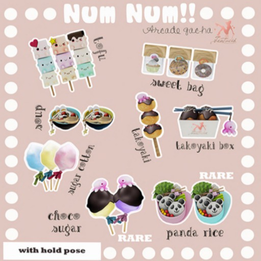 *Tentacio* Num Num sugar choco lila RARE