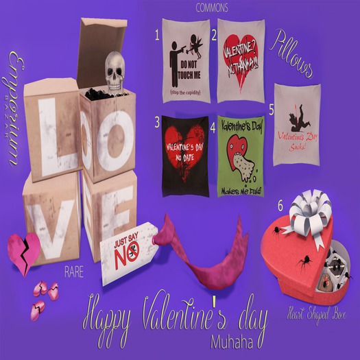 EMPORIUM - Happy Valentines Day - Pillow#1 (Box)