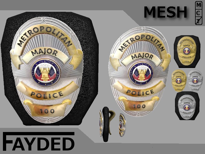 FAYDED - Oval Major Badges [boxed]