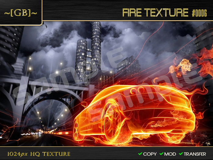 Second Life Marketplace - ~ [GB] Textures HQ ~ 00180 - Fire Texture #0006