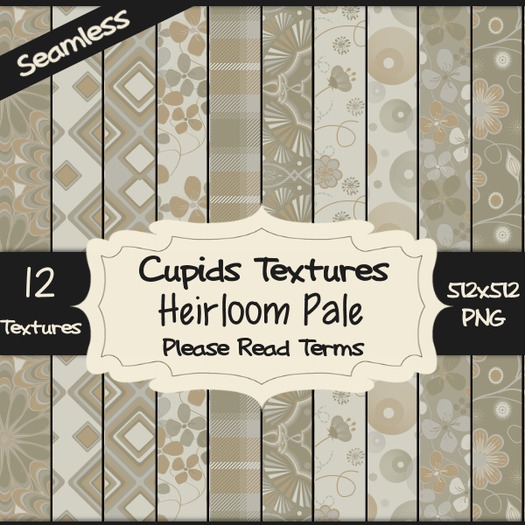 *Cupids Textures * 12 HEIRLOOM PALE