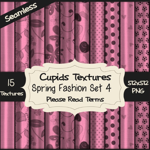 *Cupids Textures * 15 SPRING FASHION SET 4