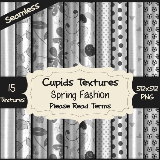 *Cupids Textures * 15 SPRING FASHION SET 1