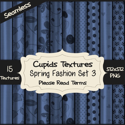 *Cupids Textures * 15 SPRING FASHION SET 3