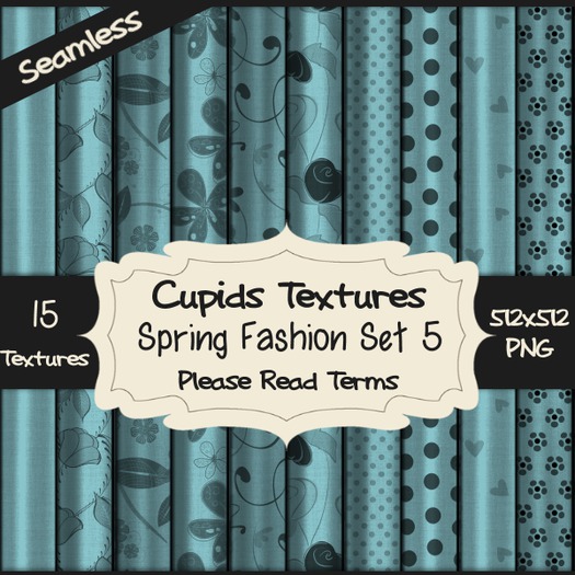*Cupids Textures * 15 SPRING FASHION SET 5