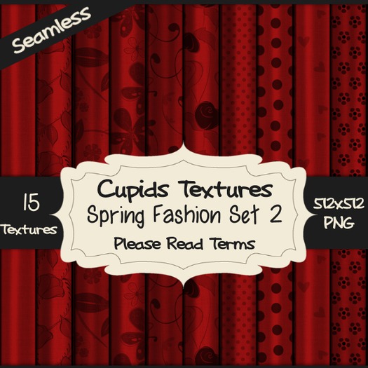 *Cupids Textures * 15 SPRING FASHION SET 2
