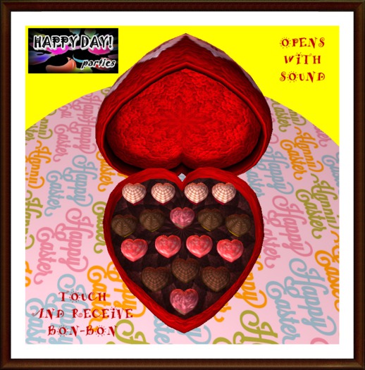 *Easter - Cx Bombons Vermelha* - Te Amo 10 sec