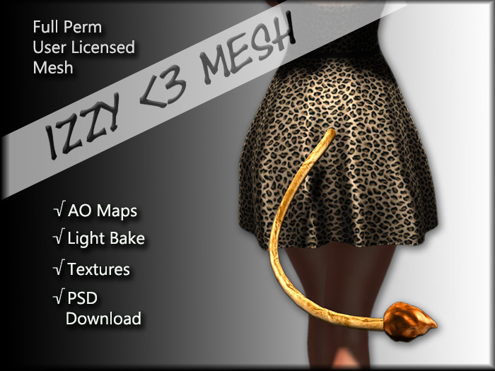 Izzy <3 Mesh - Lion's Tail PSD Version