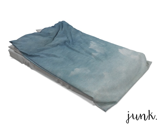 junk. cloud mattress bed. pg.