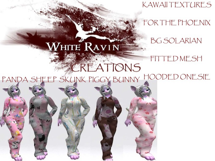 White Ravin Creations - 5 Kawaii Texture Mod
