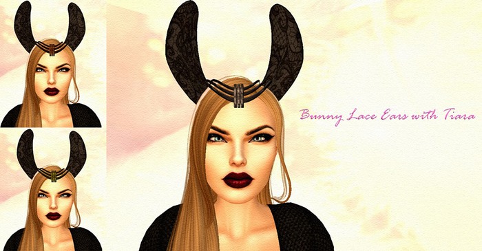 ::Pharmacist:: Ebony Lace BunnyEars 