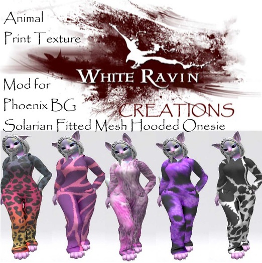 White Ravin Creations - 5 Animal Prints Texture Mod