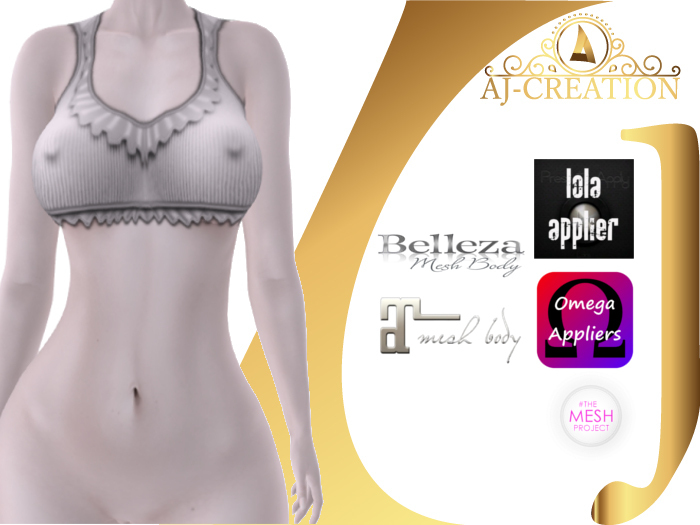 AJ - black tank top with lola aplier