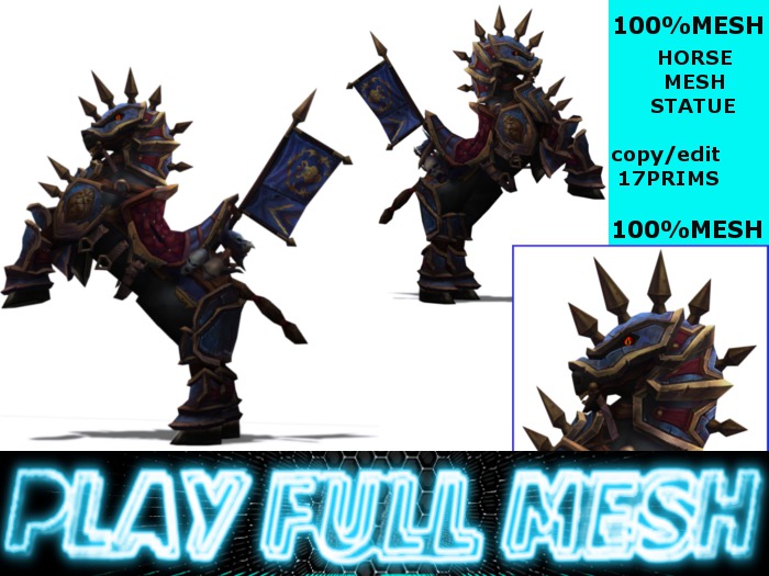 **War Horse Mesh Statue**PlayFullMeshmp