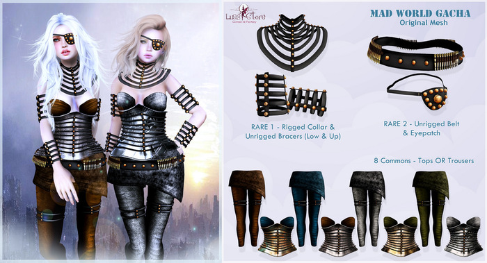Luas Mad World -2 RARES AND GREY SET XS