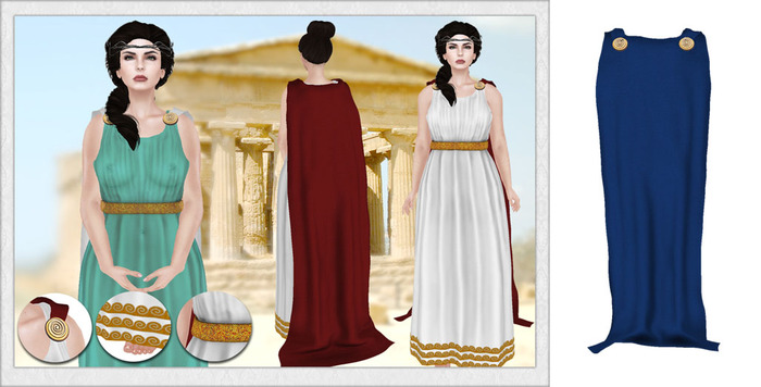 Antigone Cape - Blue