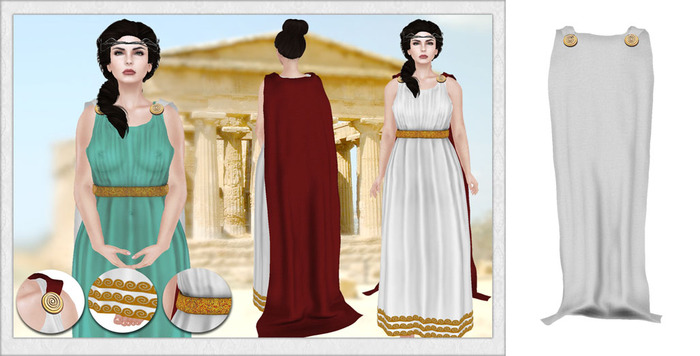 Antigone Cape - White