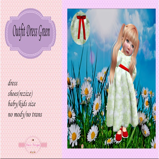 outfit dress green