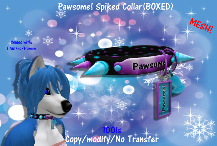 Pawsome! Spiked Collar(BOXED)