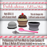 Prefabulicious - Full Perm Mesh Ice Cream Sundaes V1