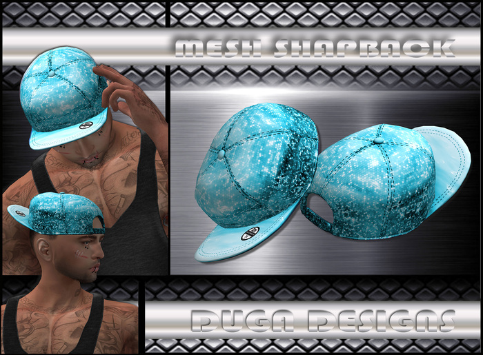 .:DuGa:. Mesh Cap - Glitter Gold 
