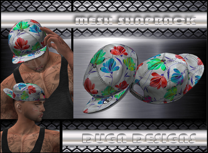 .:DuGa:. Mesh Cap - Glitter Gold 