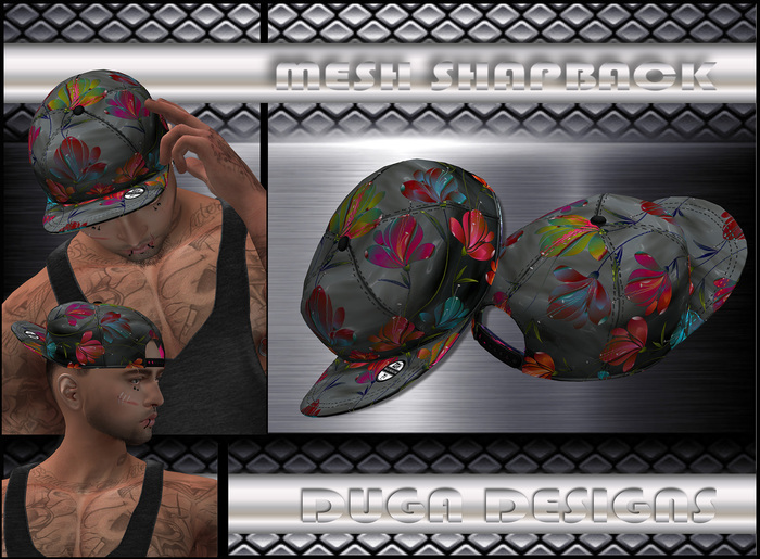.:DuGa:. Mesh Cap - Glitter Gold 