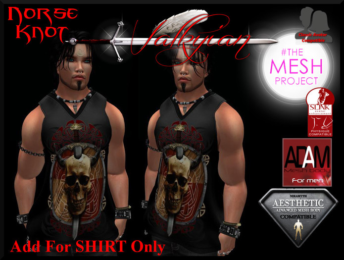 ~Valkyrian~ Norse Knot-JERSEY TOP (BOXED)