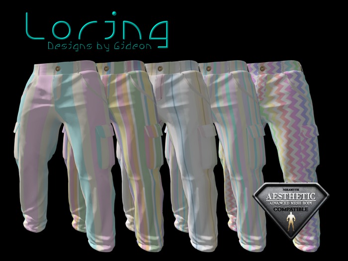 Easter Stripes Cargo Pants Fat Pack (BOXED)