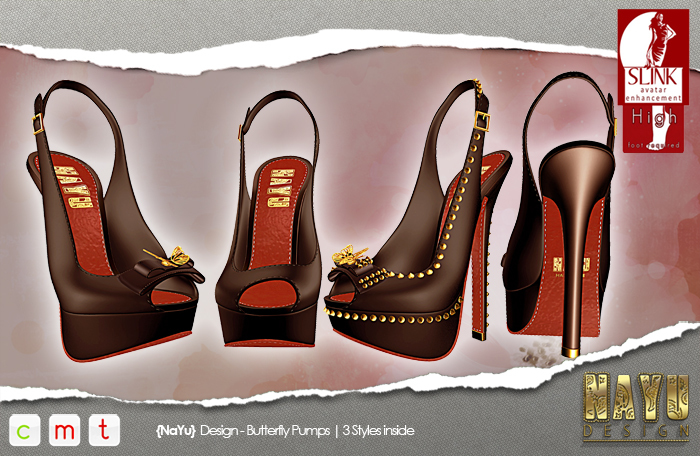 {NaYu} Design - Butterfly Pumps (Blue)