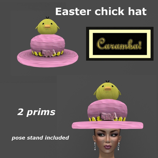 Easter chick hat