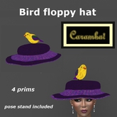 bird floppy hat