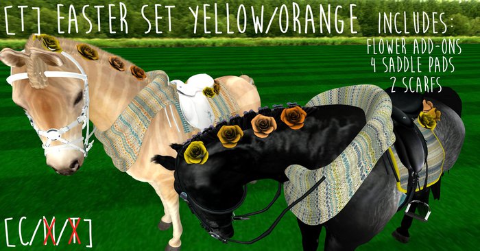 [T] Easter Set Yellow/Orange